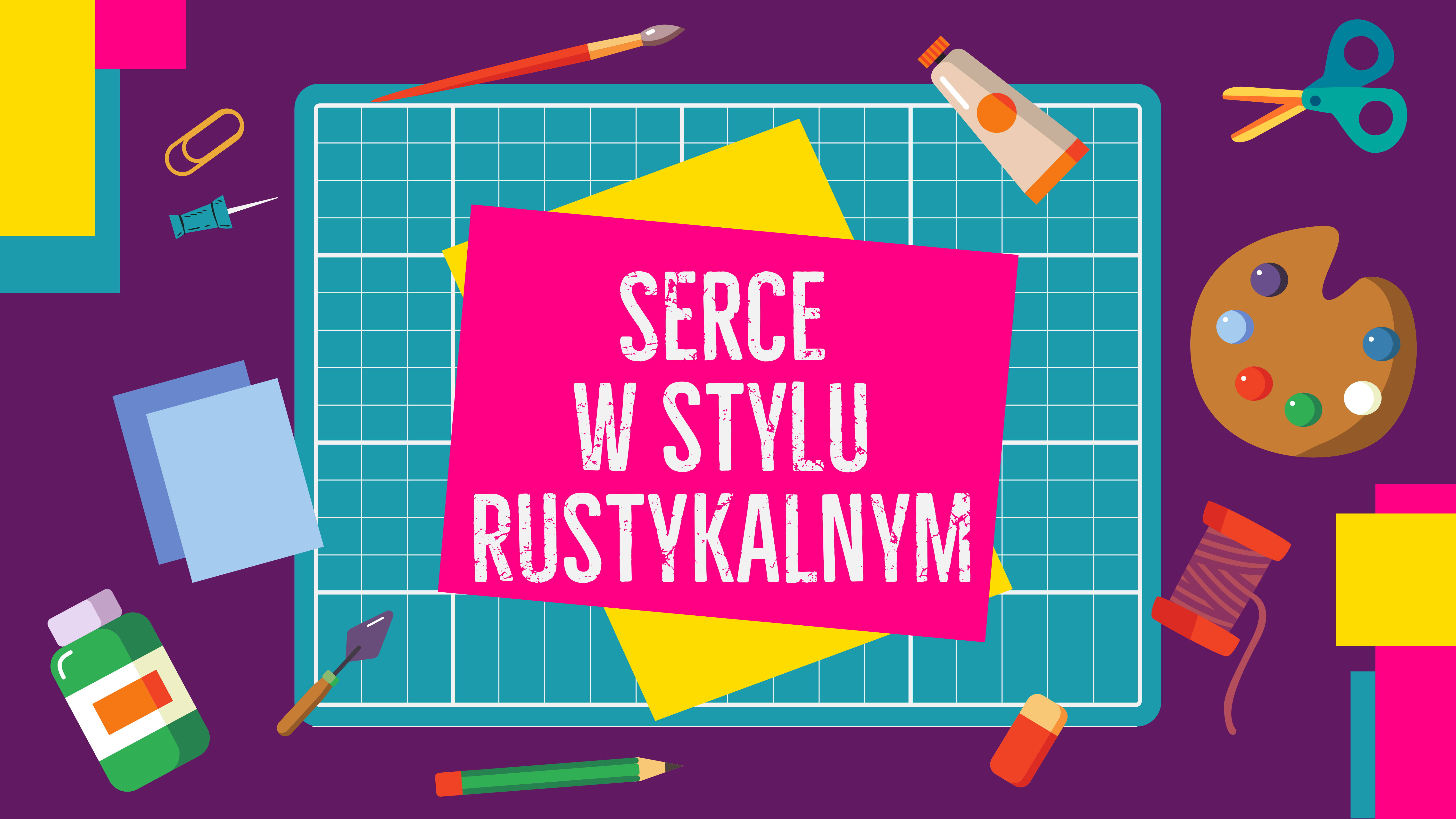 Serce w stylu rustykalnym